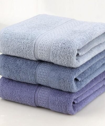 100% Cotton Solid Bath Towel