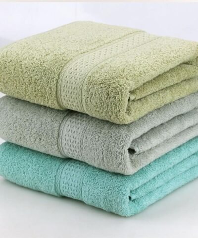 100% Cotton Solid Bath Towel