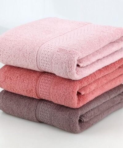 100% Cotton Solid Bath Towel