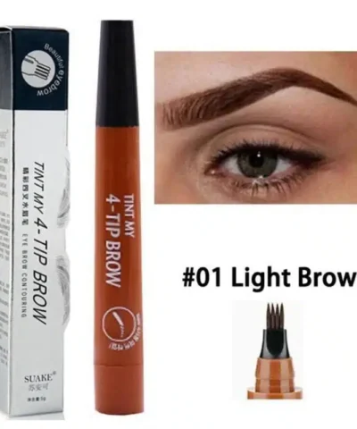 Microblading Eyebrow Pen Waterproof Fork Tip Eyebrow Tattoo Pencil Long Lasting Professional Fine Sketch Liquid Eye Brow Pencil