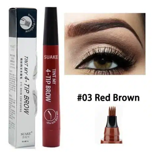 Microblading Eyebrow Pen Waterproof Fork Tip Eyebrow Tattoo Pencil Long Lasting Professional Fine Sketch Liquid Eye Brow Pencil