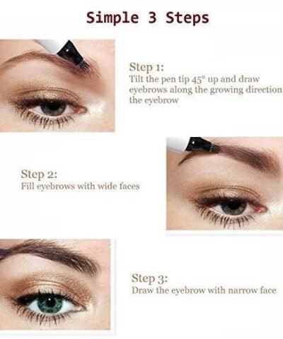 Microblading Eyebrow Pen Waterproof Fork Tip Eyebrow Tattoo Pencil Long Lasting Professional Fine Sketch Liquid Eye Brow Pencil