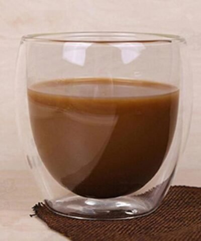 Double Wall Glass Handle Coffee Glasses Cups & Heart Love Shaped Double Wall Glasses Cups