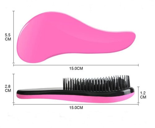 Detangling Hairbrush Comb Glide Thru No Pain For Curly, Wavy, Thick, Thin, Wet, Dry and Straight Hair