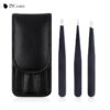 Eyebrow Tweezers Stainless Steel Point Hair Removal Makeup Tool Kit with Bag