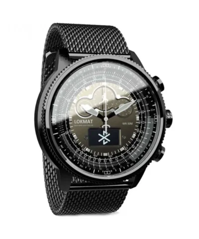 Lokmat Men's Bluetooth Sport Waterproof Pedometers Smartwatch for Ios Android Phone