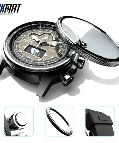 Lokmat Men's Bluetooth Sport Waterproof Pedometers Smartwatch for Ios Android Phone