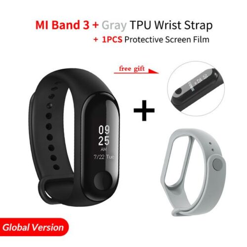 MiBand 3 Global Version Smart Bracelet Heart Rate Fitness Sports 0.78 inch