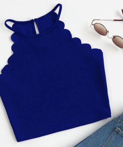 Women's Summer Fitness Skinny Tight Bustier Crop Top Tee