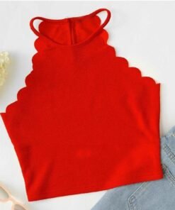 Women's Summer Fitness Skinny Tight Bustier Crop Top Tee