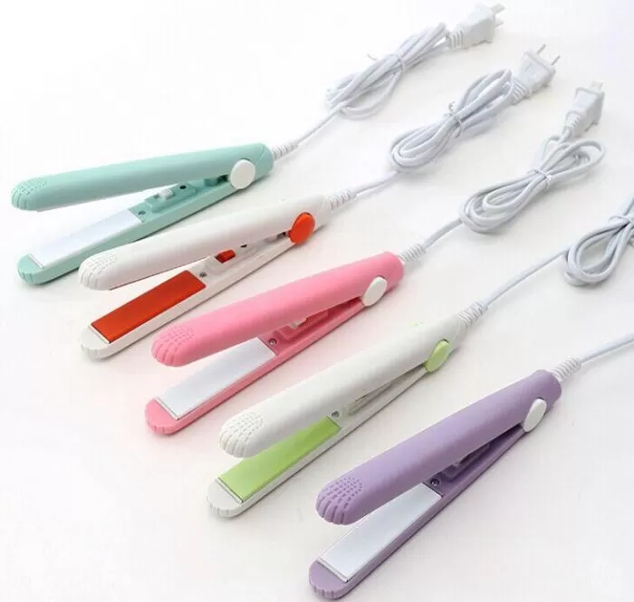 Mini Electronic Ceramic Hair Flat Iron