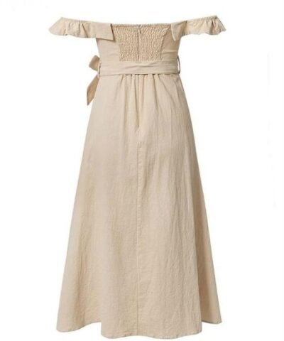 Women's Off Shoulder Ruffle Dress