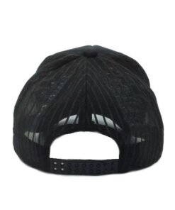 Men's Mesh Leopard Logo Curved Baseball Caps