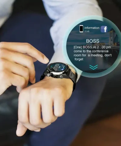 Lokmat  LK08 4G Smart Watch Android 7.1 MTK6739 3GB+32GB 400*400 AMOLED Screen 610mAh Battery GPS Smartwatch Men