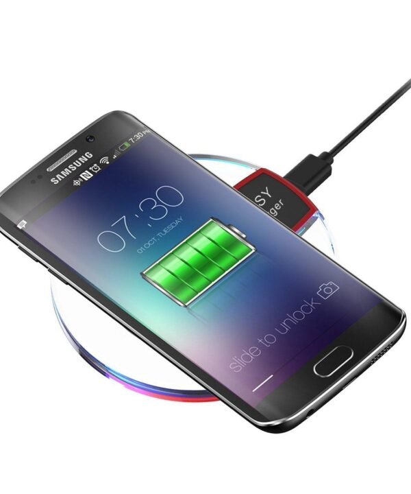 Ultra Slim QI Wireless Fast Charger Universal Charging Pad