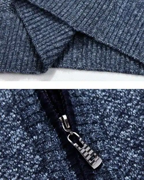 Men's Sweaters Warm Cashmere Wool Zipper Cardigan Sweaters