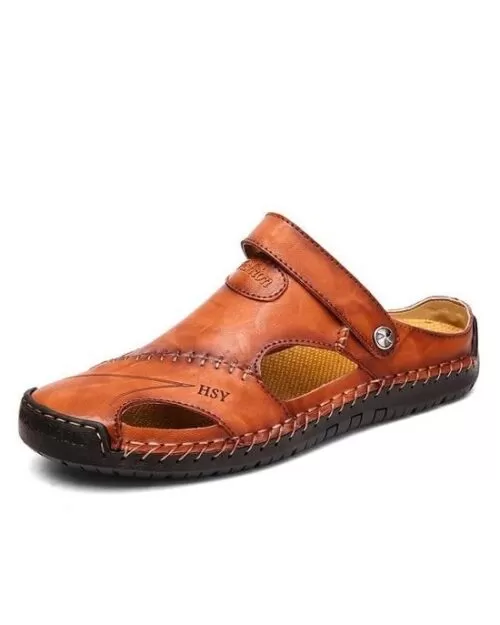 Men's Leather Classic Roman Sandals