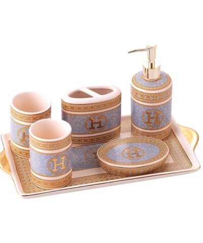 Luxury 6 Piece Bathroom Accessory Set