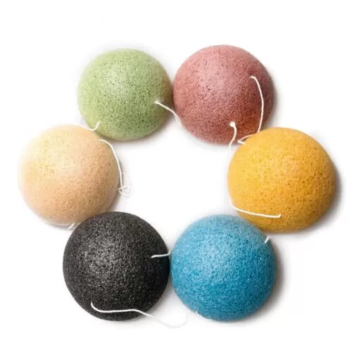 Konjac Konnyaku Exfoliator Cleansing Sponge Facial Care Makeup Tools