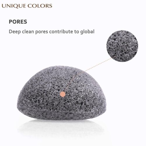 Konjac Konnyaku Exfoliator Cleansing Sponge Facial Care Makeup Tools