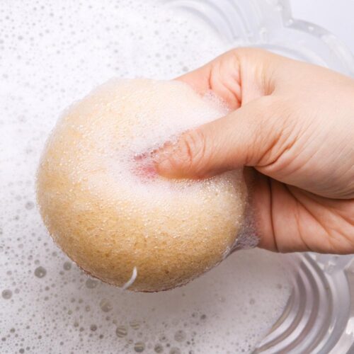 Konjac Konnyaku Exfoliator Cleansing Sponge Facial Care Makeup Tools