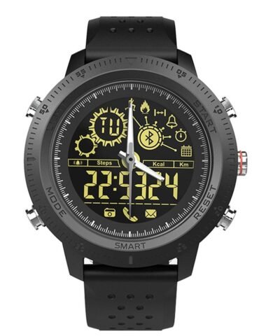 NX02 Smart Watch Luminous Dial Waterproof 5 ATM, Pedometer For IOS Android Phone
