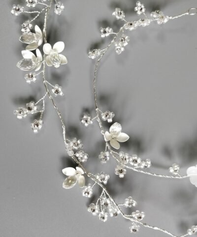 Headpiece Fairy Long Flower Vine Handmade Beads Headbands