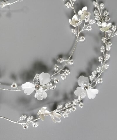 Headpiece Fairy Long Flower Vine Handmade Beads Headbands