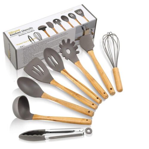 Wooden Cooking Utensils Kitchen Tools Set