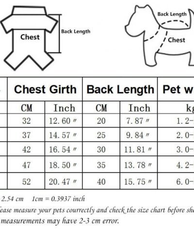 Pet Dog Stripes Pajamas Jumpsuits