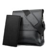 Men's Leather Set Business Messenger Bag