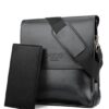 Men's Leather Set Business Messenger Bag