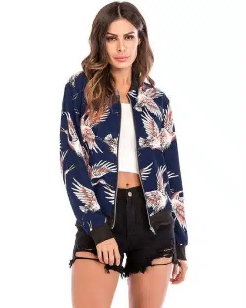 Women's Billie Crane Print Jacket