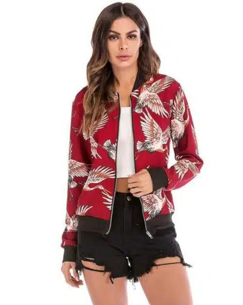 Women's Billie Crane Print Jacket