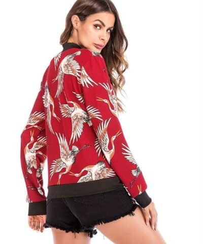 Women's Billie Crane Print Jacket