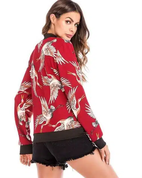 Women's Billie Crane Print Jacket