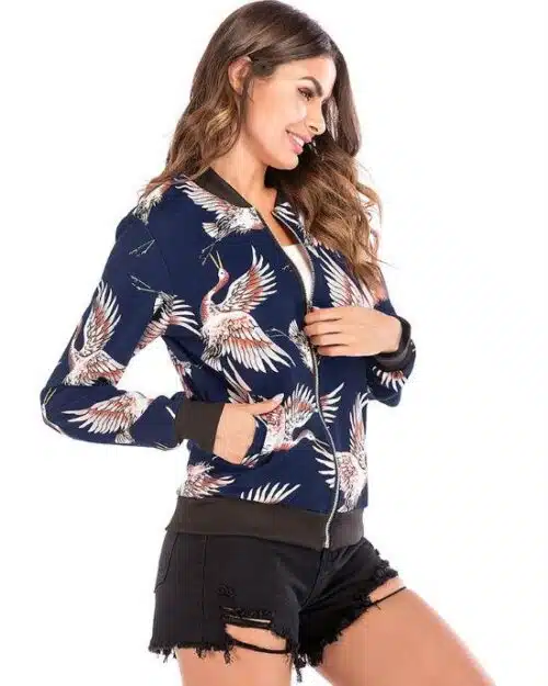 Women's Billie Crane Print Jacket