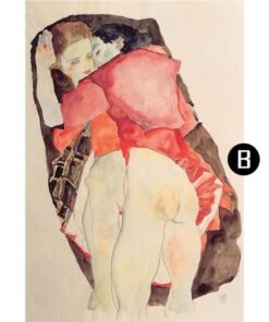 Egon Schiele Character Canvas Painting Wall Art