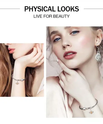 Strollgirl 925 Sterling Silver Lovely Golden Bee Charm fit Bracelet