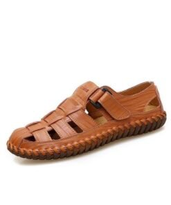 Vancat Men's Genuine Leather Ellis Men's Fisherman Sandals