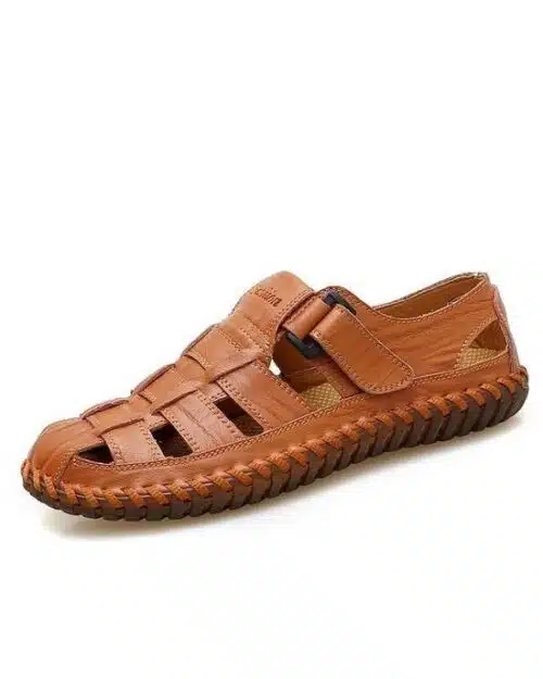 Vancat Men's Genuine Leather Ellis Men's Fisherman Sandals