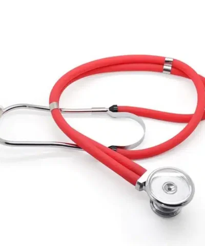 Professional medical high quality portable double head stethoscope doctor health supplies function colorful free shipping