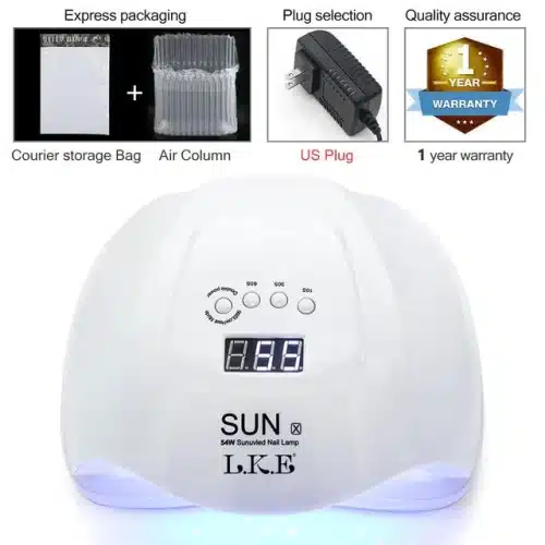 L.K.E LED Display True Glow Portable Nail Dryer