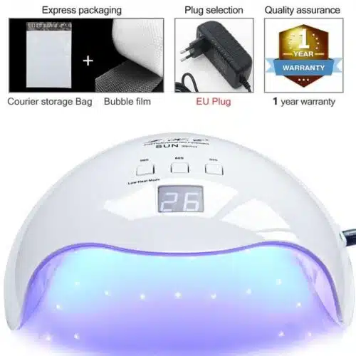 L.K.E LED Display True Glow Portable Nail Dryer