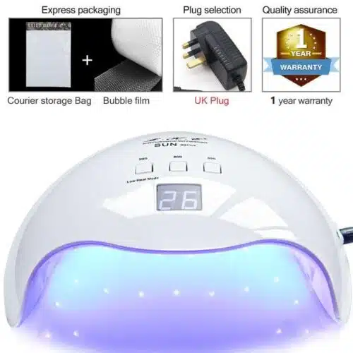 L.K.E LED Display True Glow Portable Nail Dryer