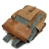 Men's Oil Wax Canvas Backpack Bag