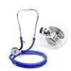 Professional medical high quality portable double head stethoscope doctor health supplies function colorful free shipping