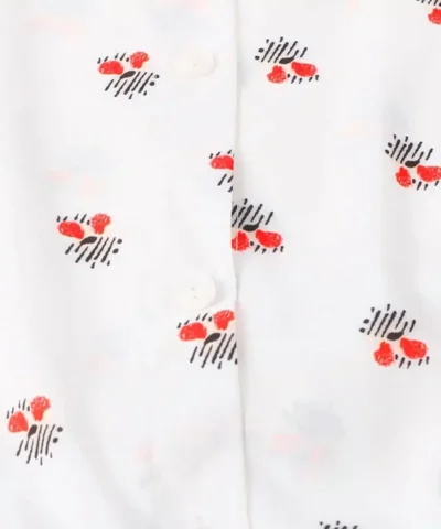 Women's V-Neck Ruffles Print Dot Sleeveless Loose Dress