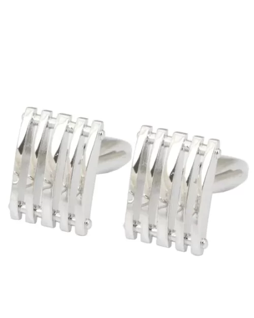 Men's Silver Cufflinks