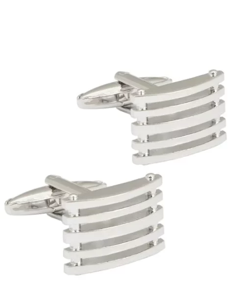 Men's Silver Cufflinks